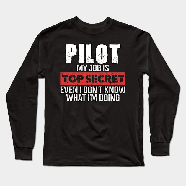 Pilot gifts Long Sleeve T-Shirt by SerenityByAlex